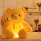 Creative Light Up LED Teddy Bear Stuffed Animals Plush Toy Colorful Glowing Christmas Gift For Kids Pillow