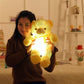 Creative Light Up LED Teddy Bear Stuffed Animals Plush Toy Colorful Glowing Christmas Gift For Kids Pillow